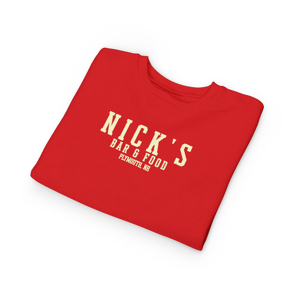 Toddler 'Nick's Bar & Food' crewneck