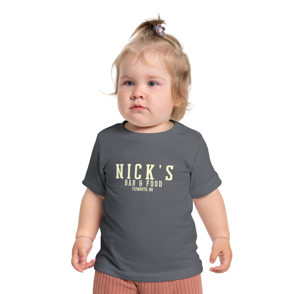 Toddler 'Nick's Bar & Food' Mini Logo Infant Tee