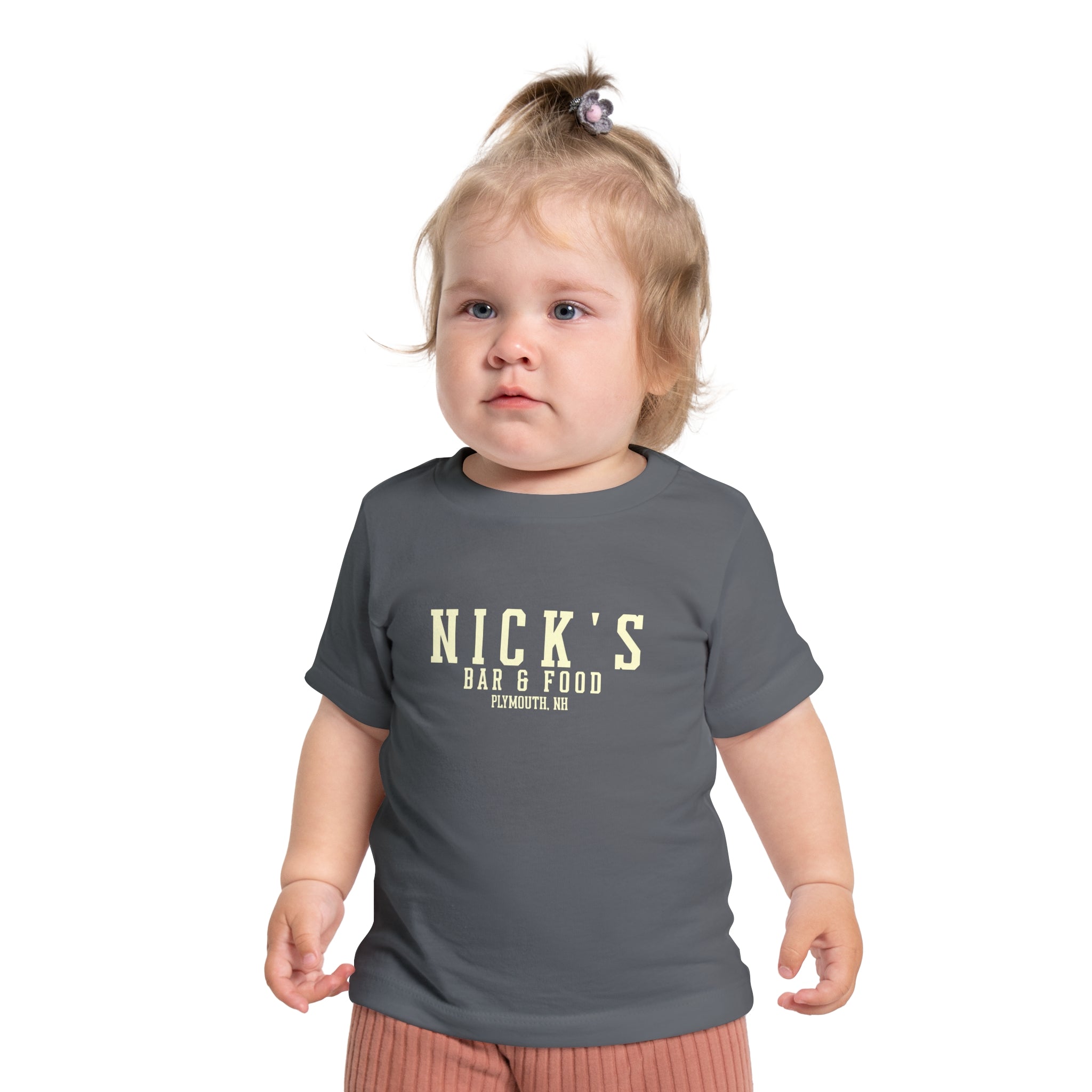 Toddler 'Nick's Bar & Food' Mini Logo Infant Tee
