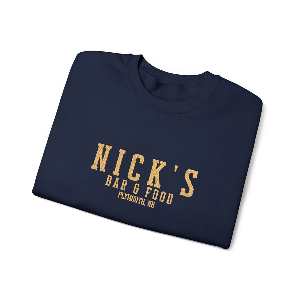 Nick's Gold Embroidered Crewneck