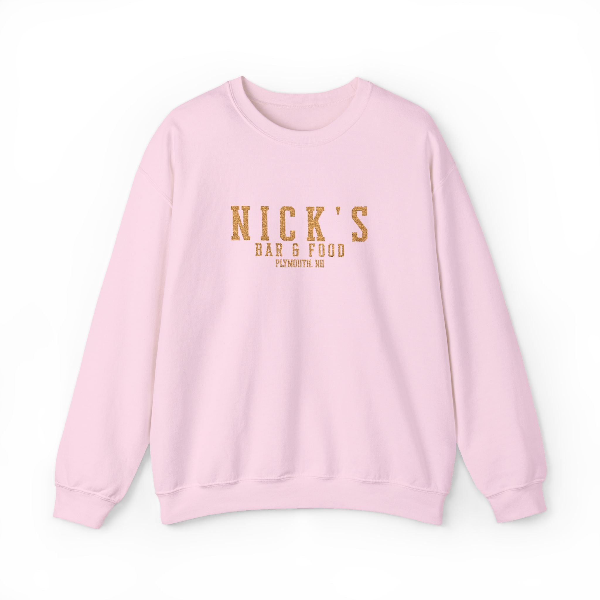 Nick's Gold Embroidered Crewneck