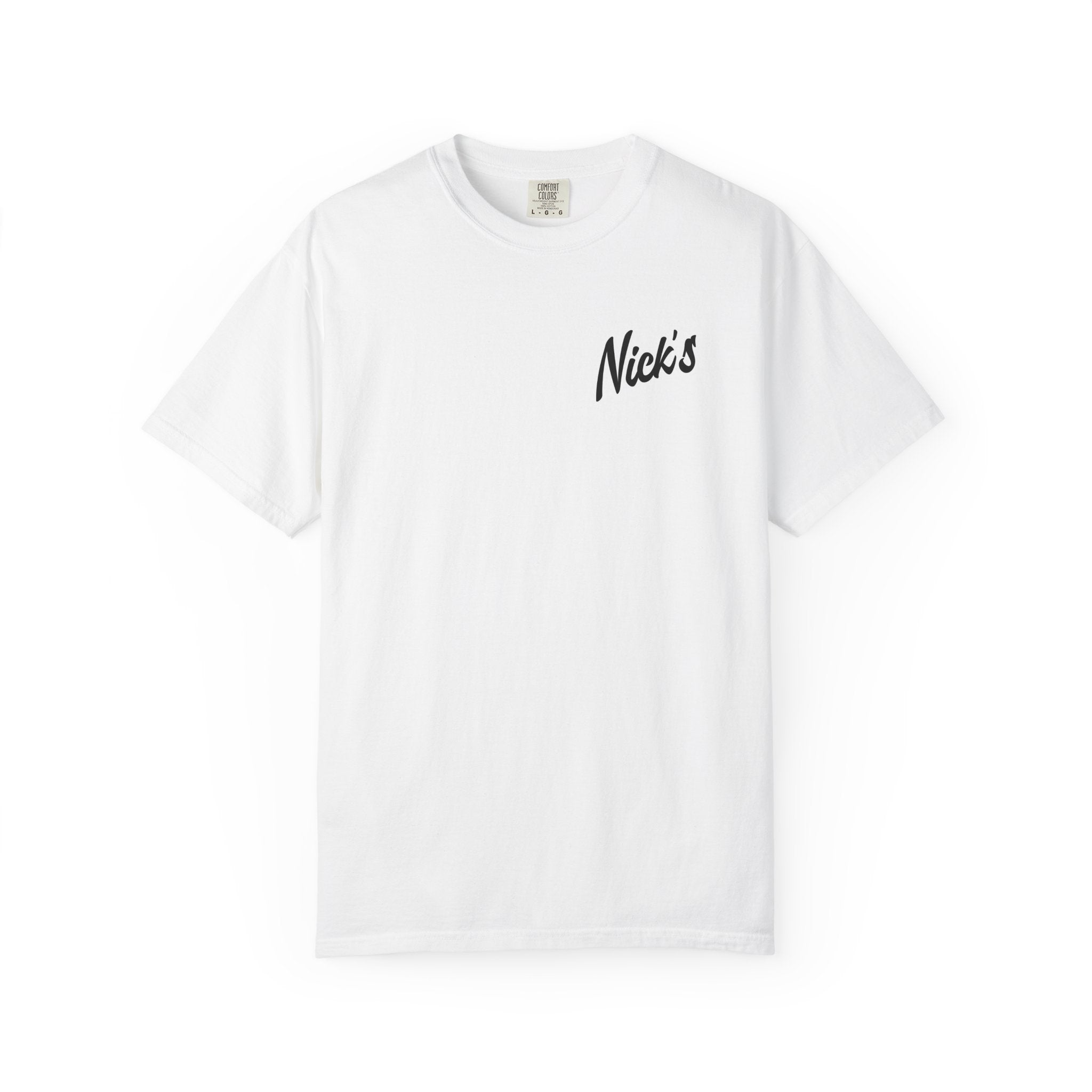 If lost, return to Nick's T Shirt