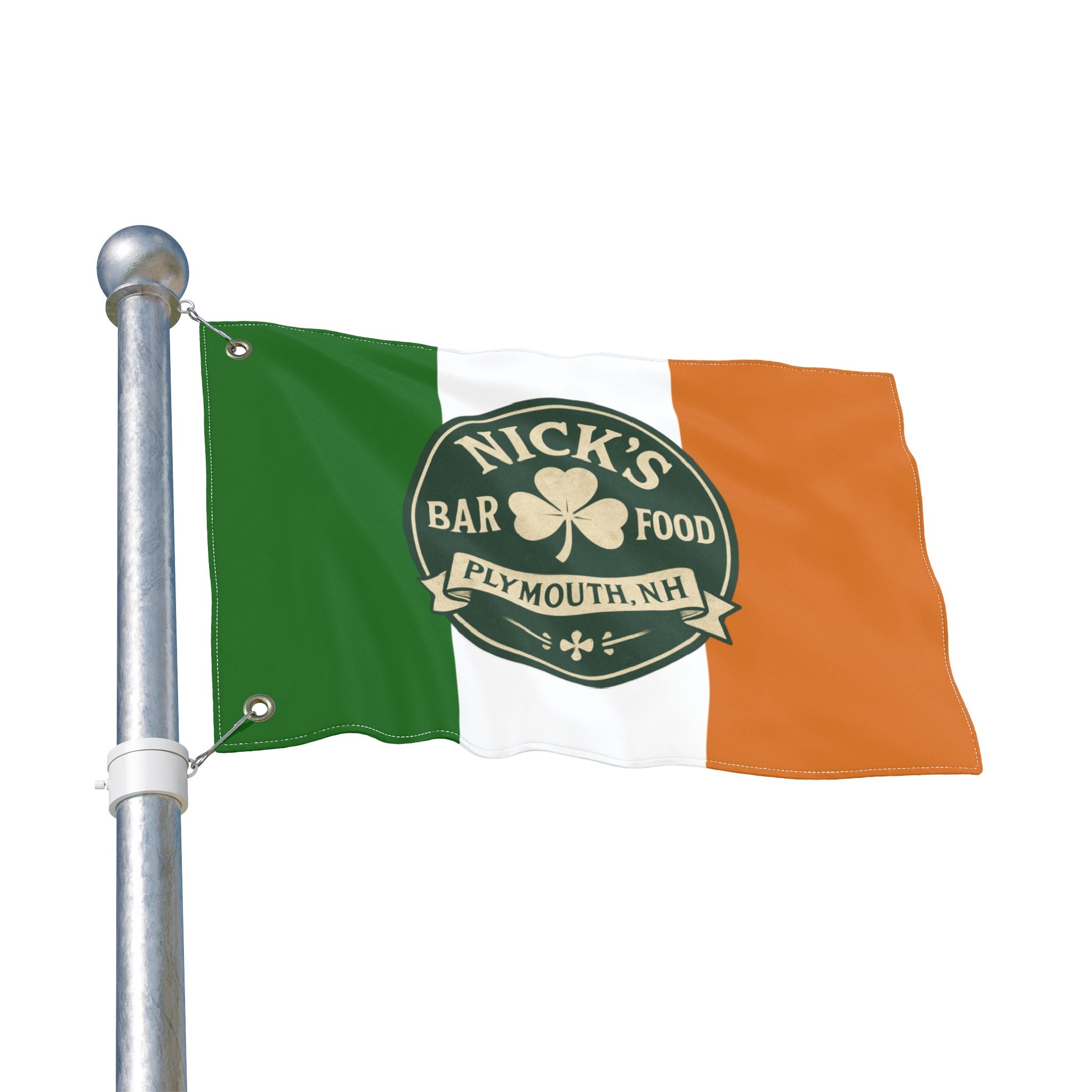 Nick's Bar & Food Irish Flag