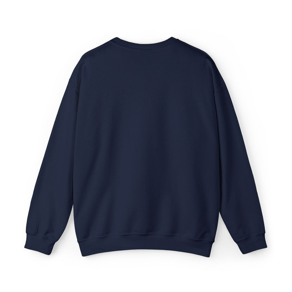 Nick's White Embroidered Crewneck
