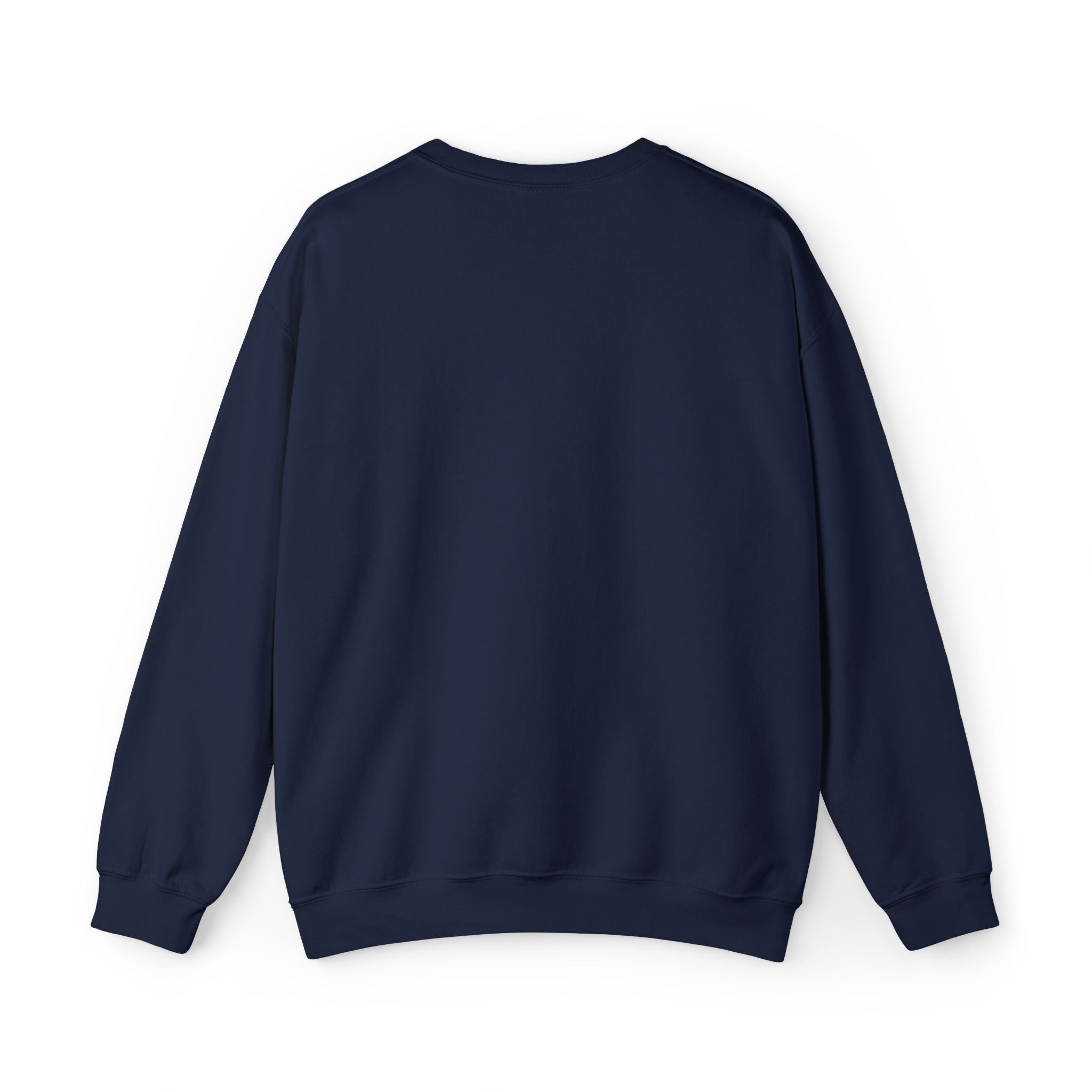 Nick's White Embroidered Crewneck