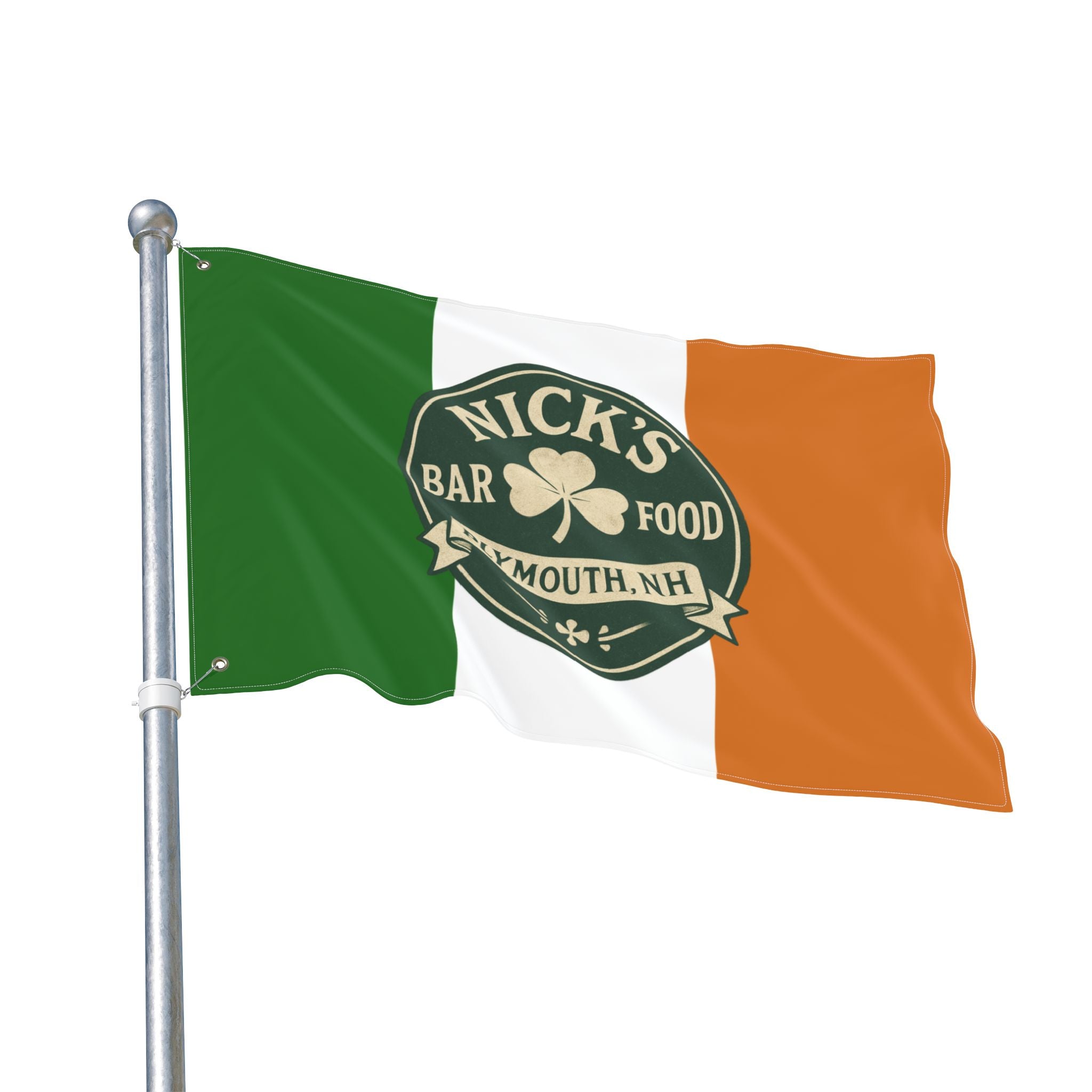 Nick's Bar & Food Irish Flag