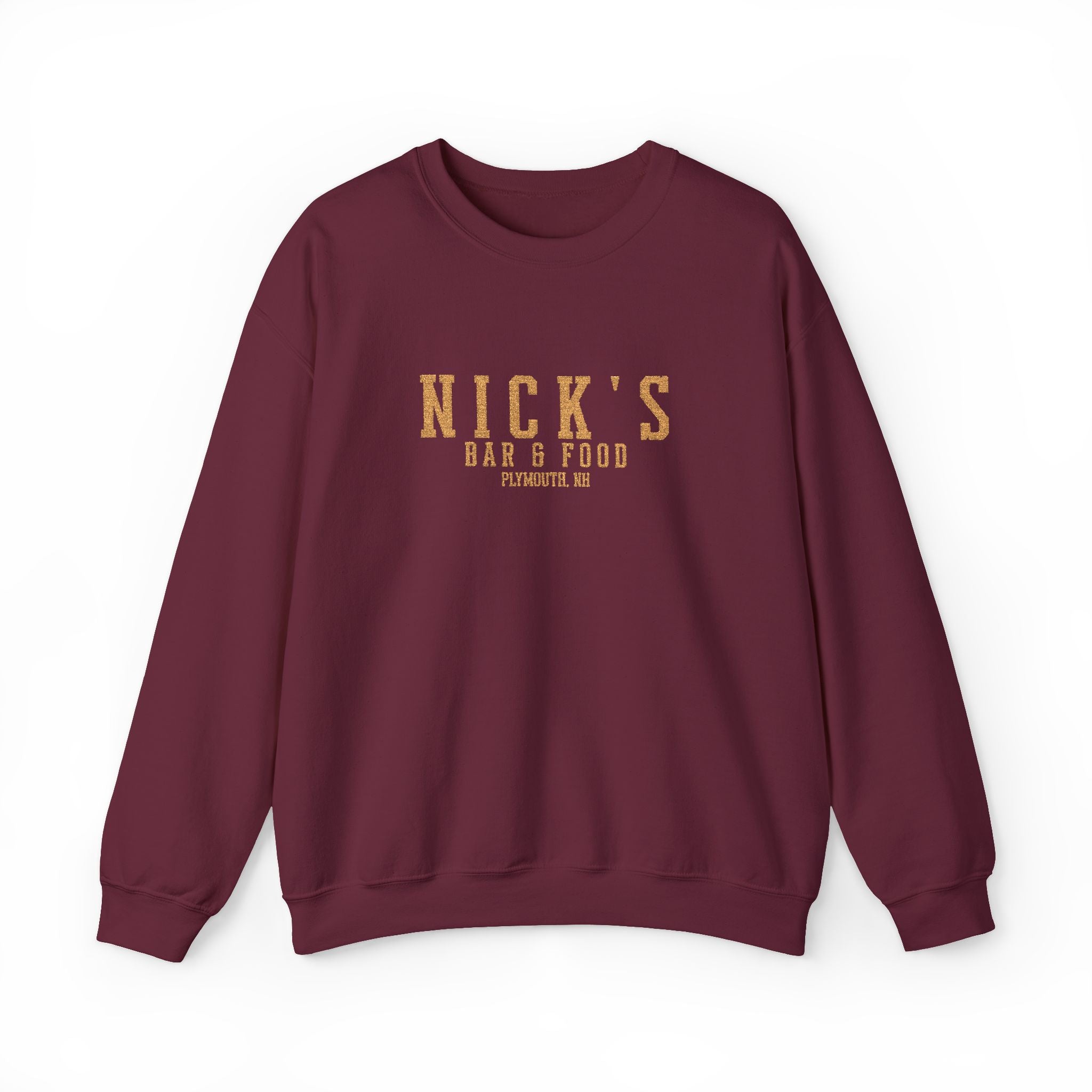 Nick's Gold Embroidered Crewneck