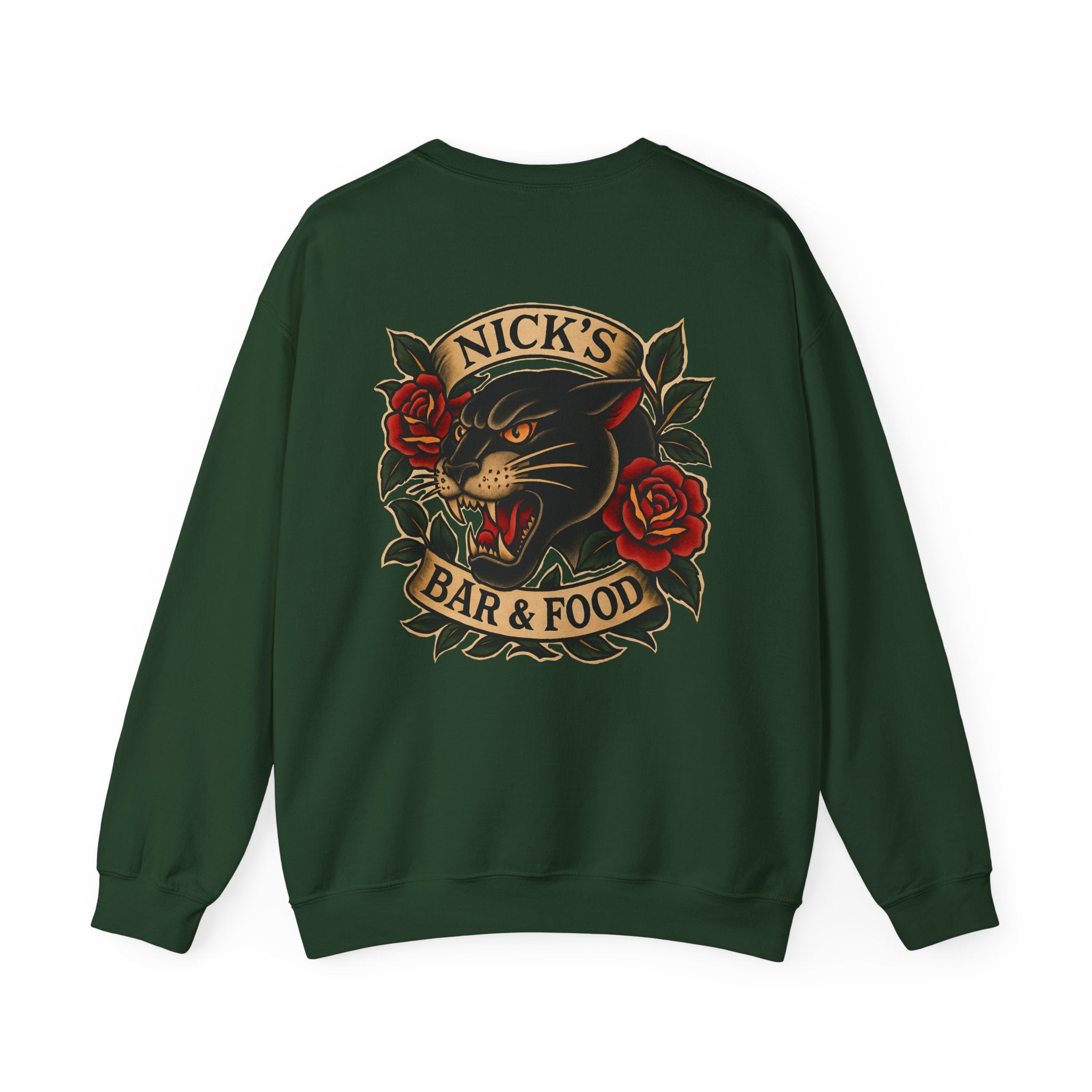 Nick's Panther Logo Crewneck