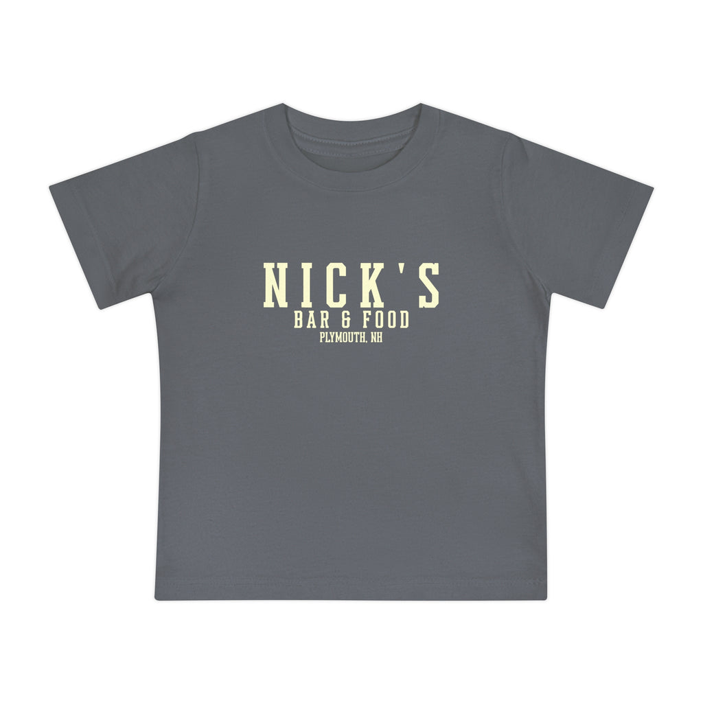 Toddler 'Nick's Bar & Food' Mini Logo Infant Tee