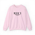 Nick's Black Embroidered Crewneck