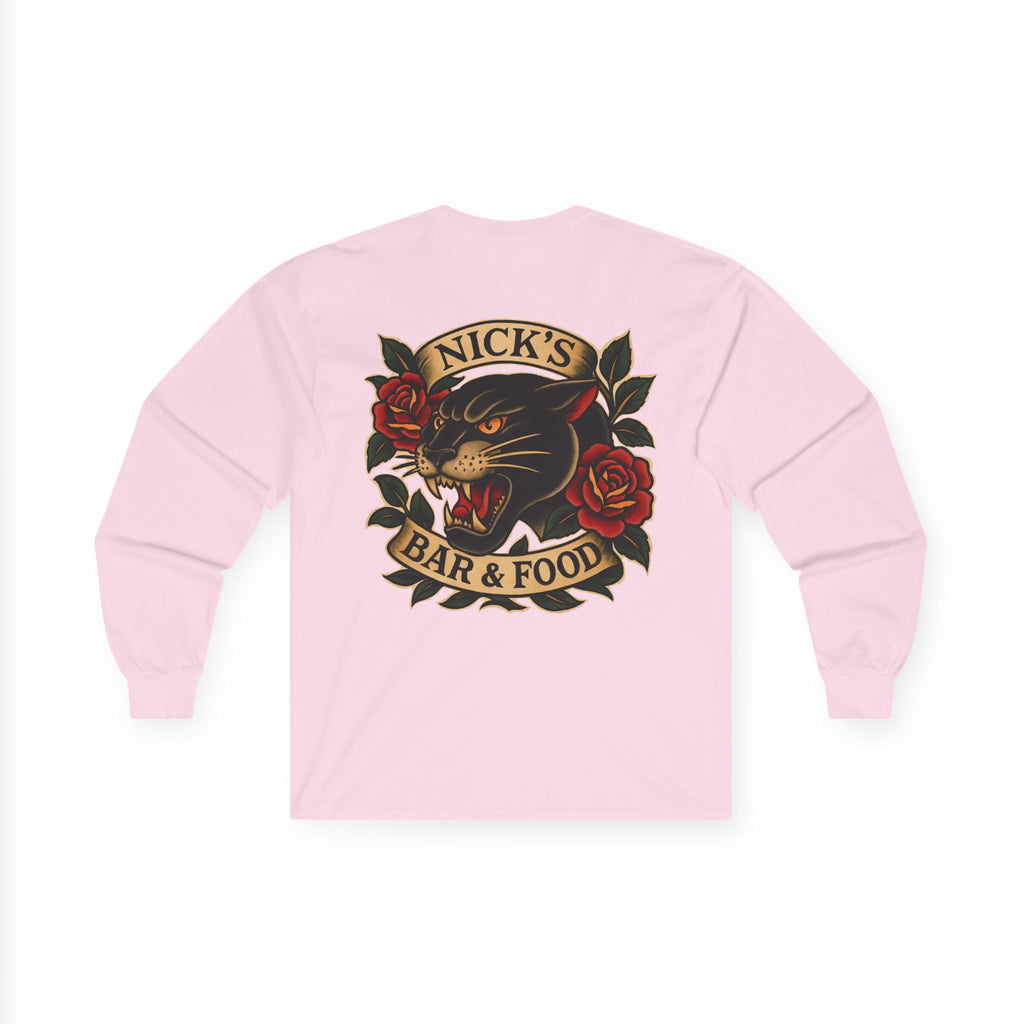 Panther Logo Long Sleeve T Shirt