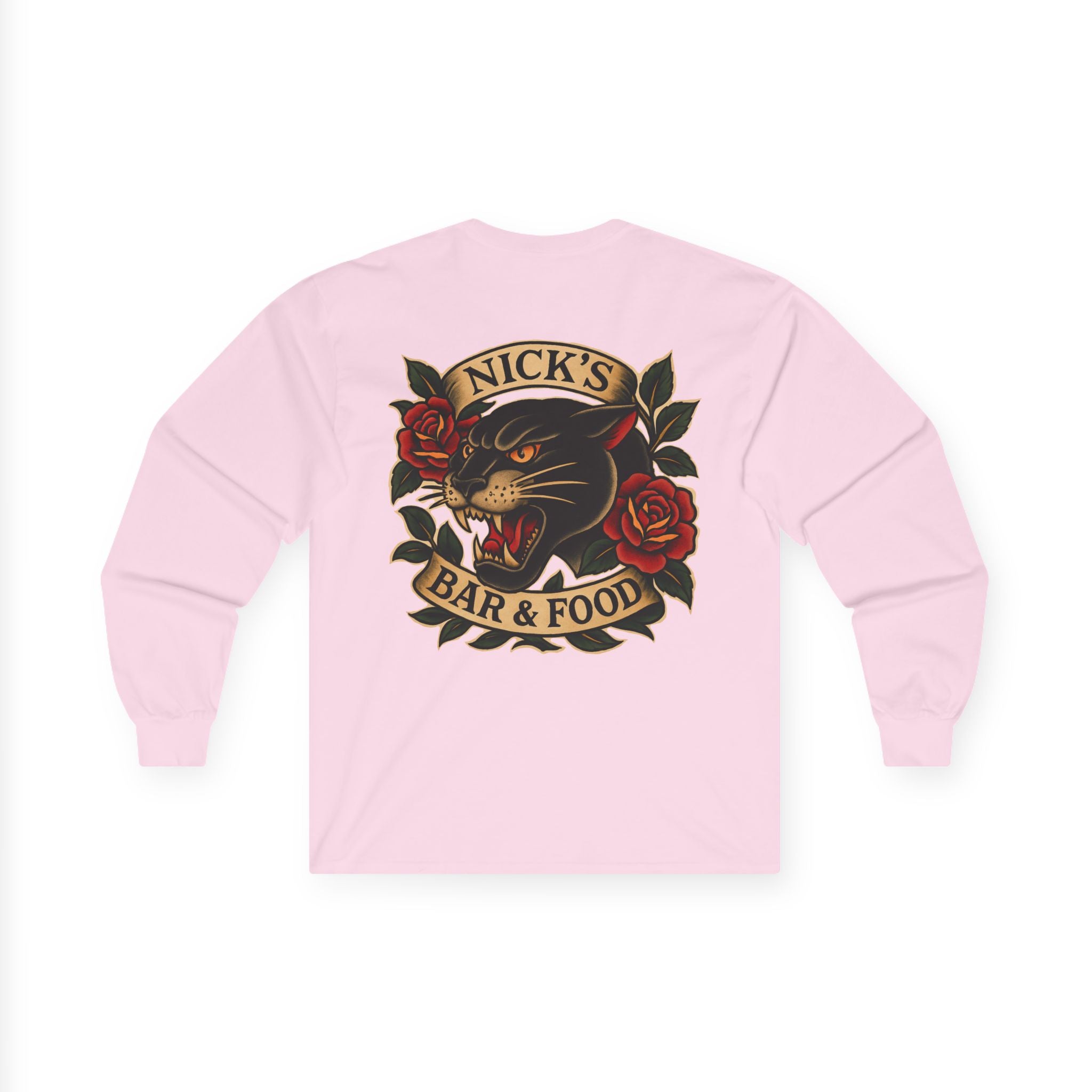 Panther Logo Long Sleeve T Shirt