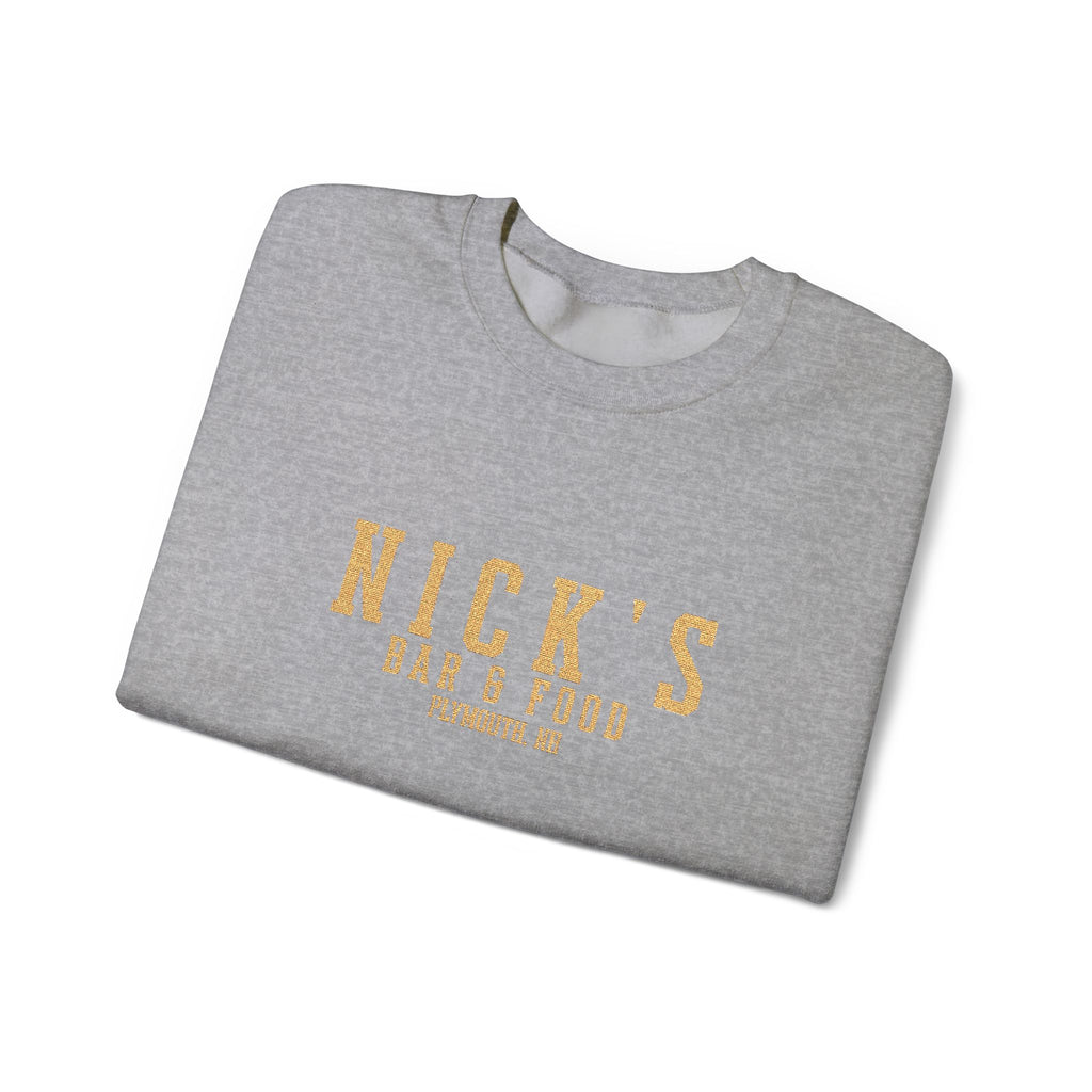 Nick's Gold Embroidered Crewneck
