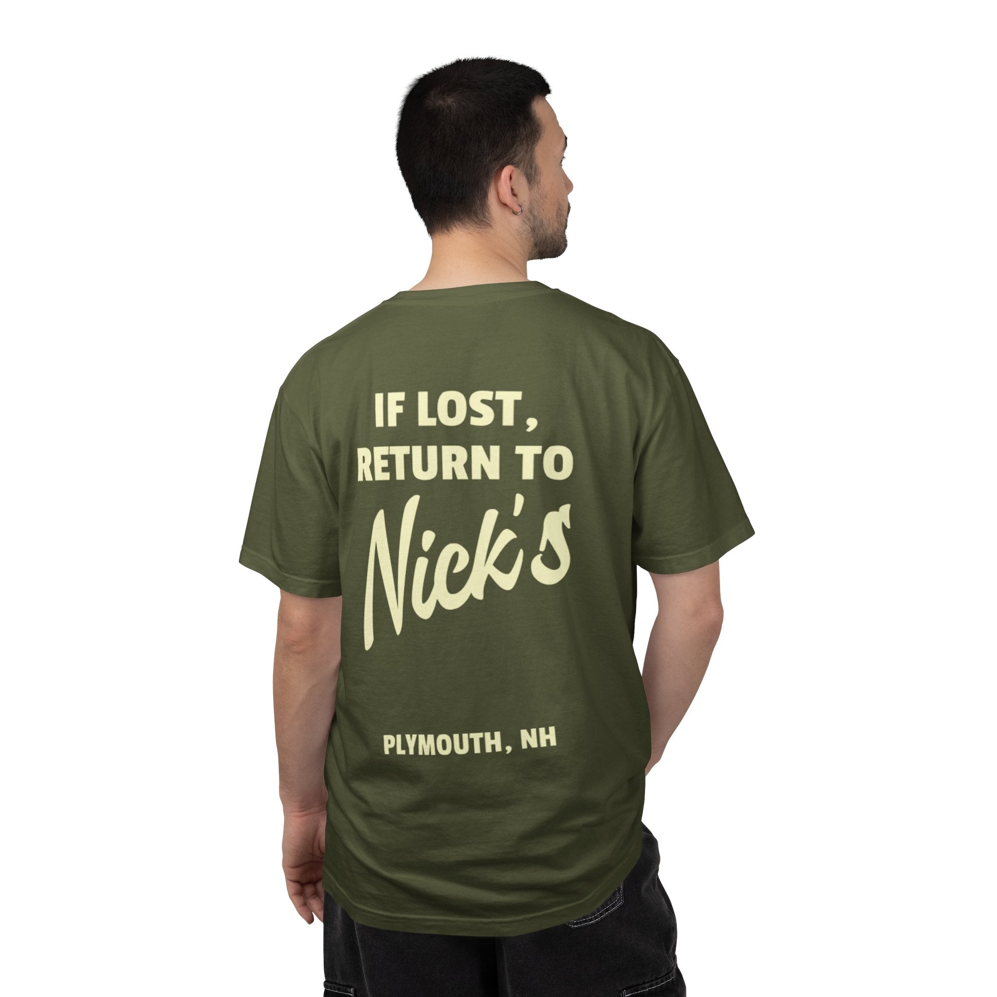 If Lost, Return to Nick's T Shirt