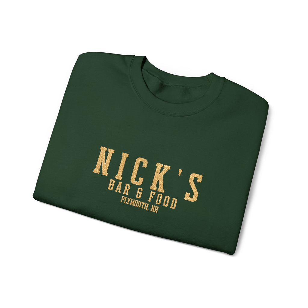 Nick's Gold Embroidered Crewneck