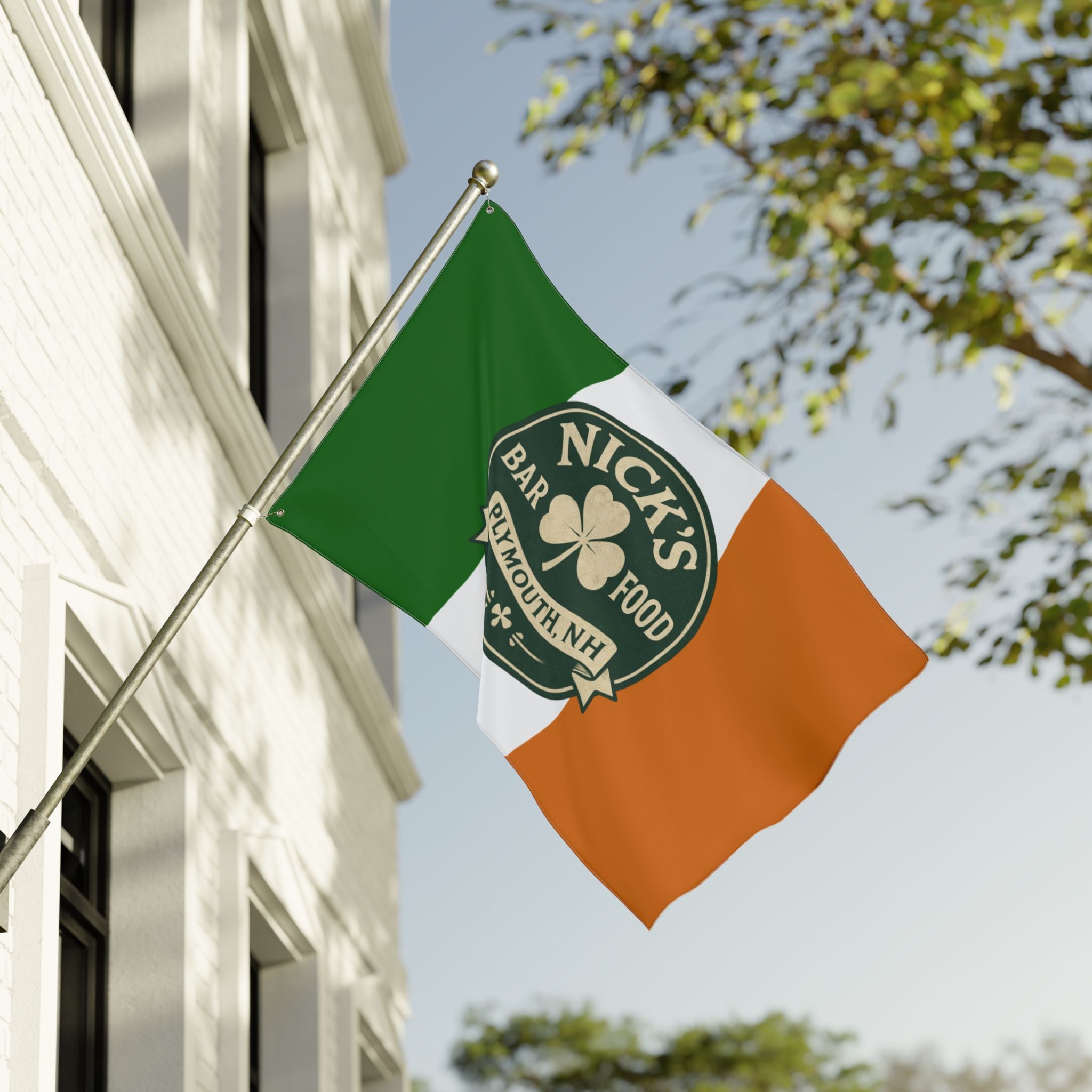 Nick's Bar & Food Irish Flag