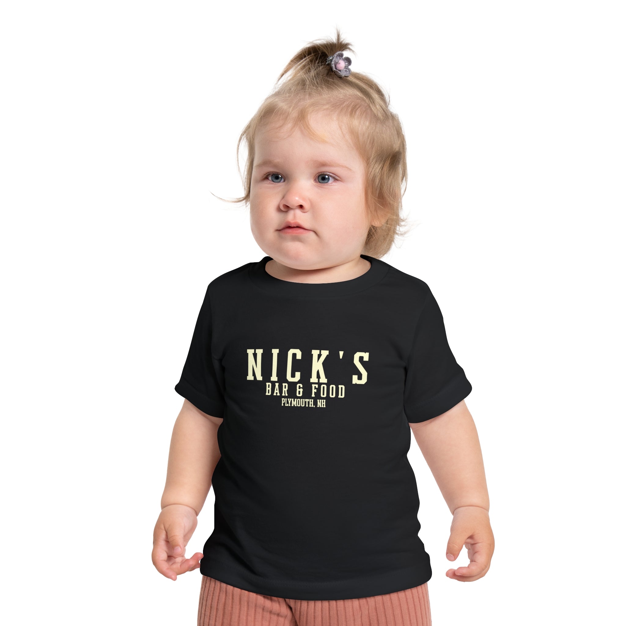 Toddler 'Nick's Bar & Food' Mini Logo Infant Tee