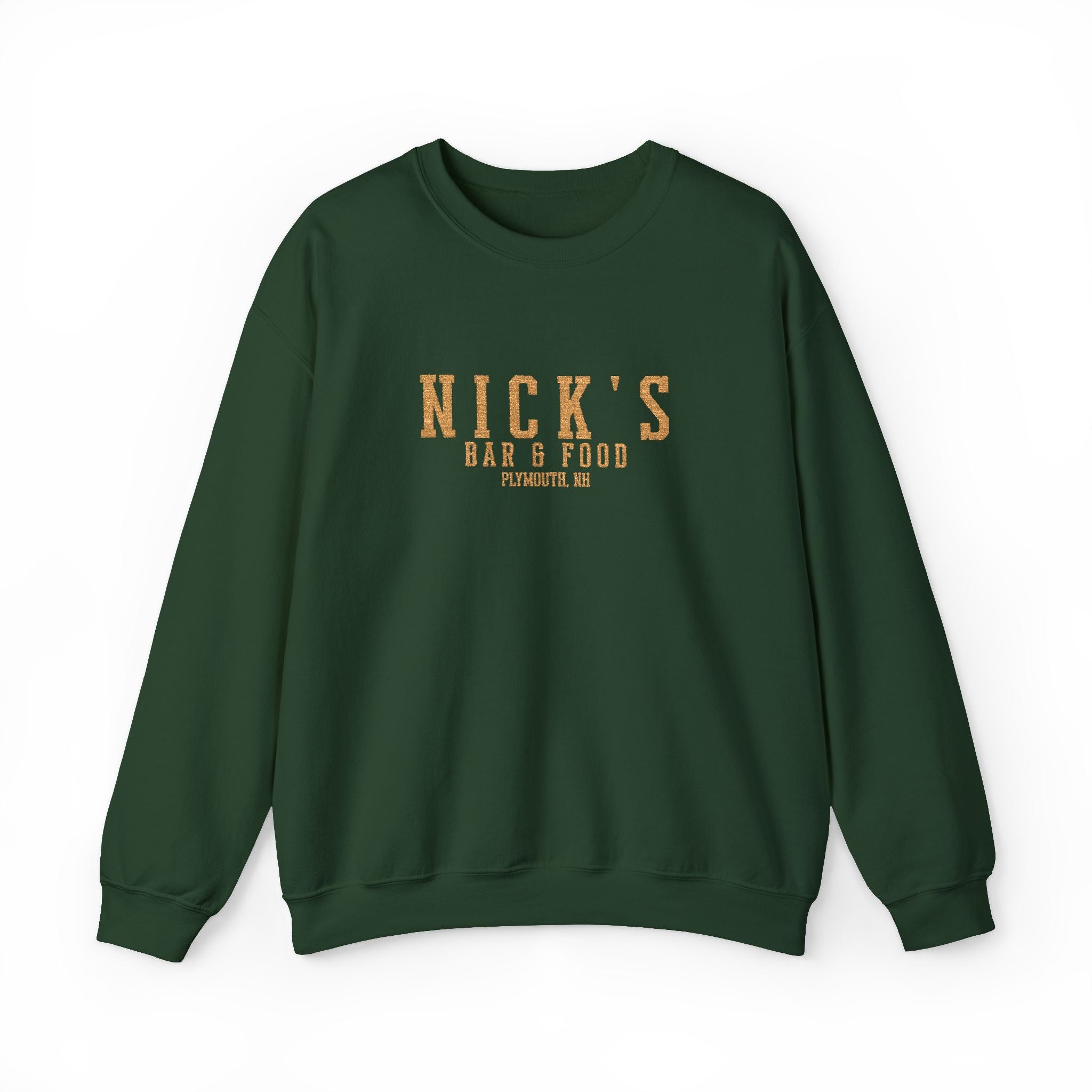 Nick's Gold Embroidered Crewneck