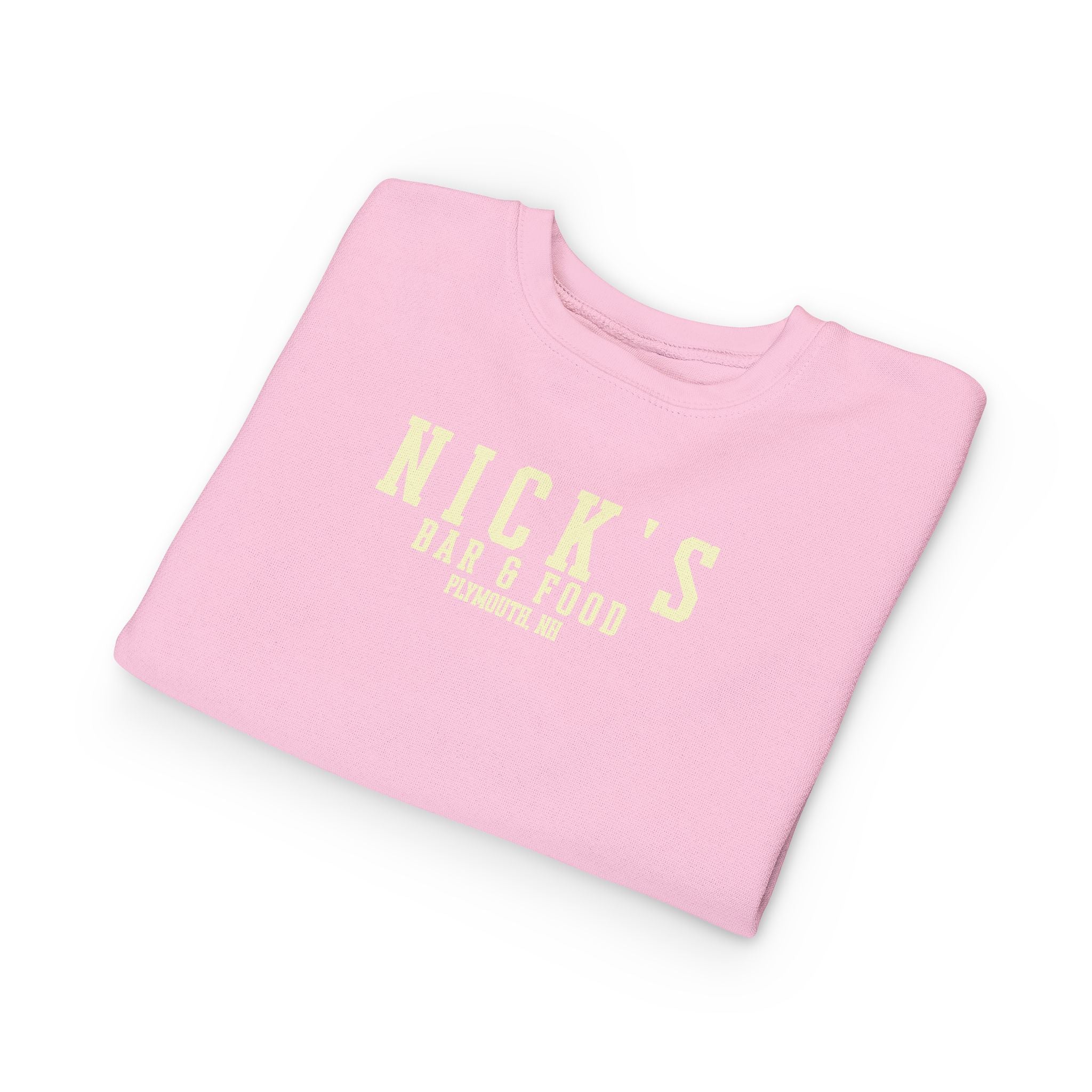 Toddler 'Nick's Bar & Food' crewneck