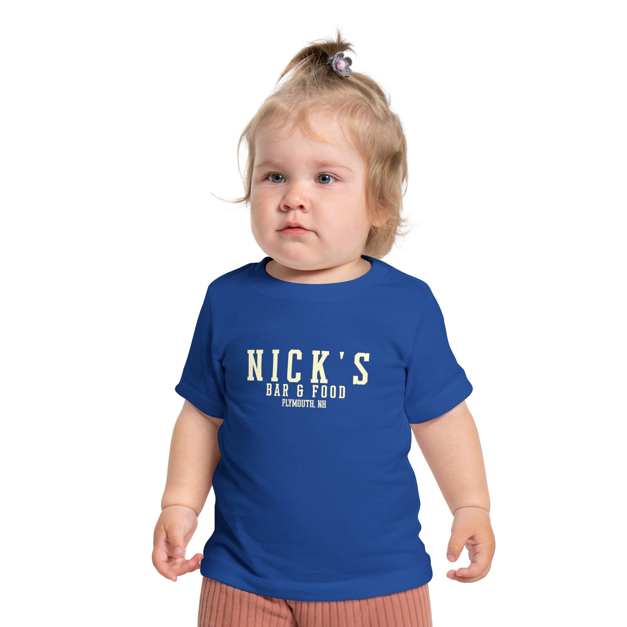 Toddler 'Nick's Bar & Food' Mini Logo Infant Tee