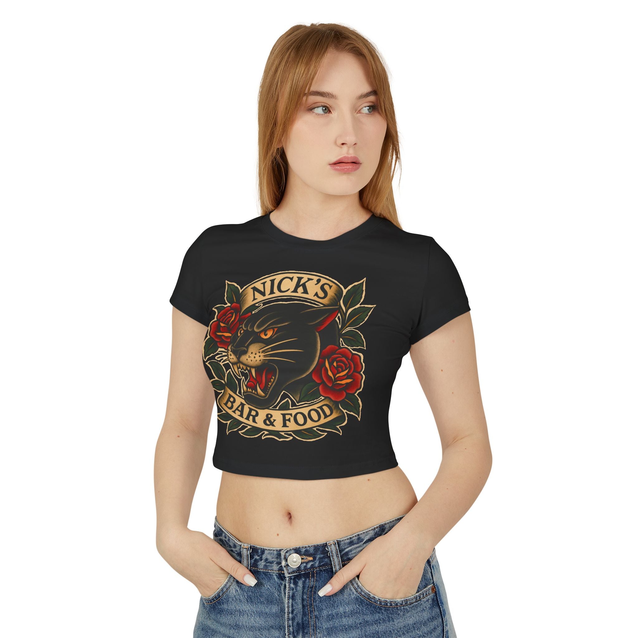 Panther Crop Top