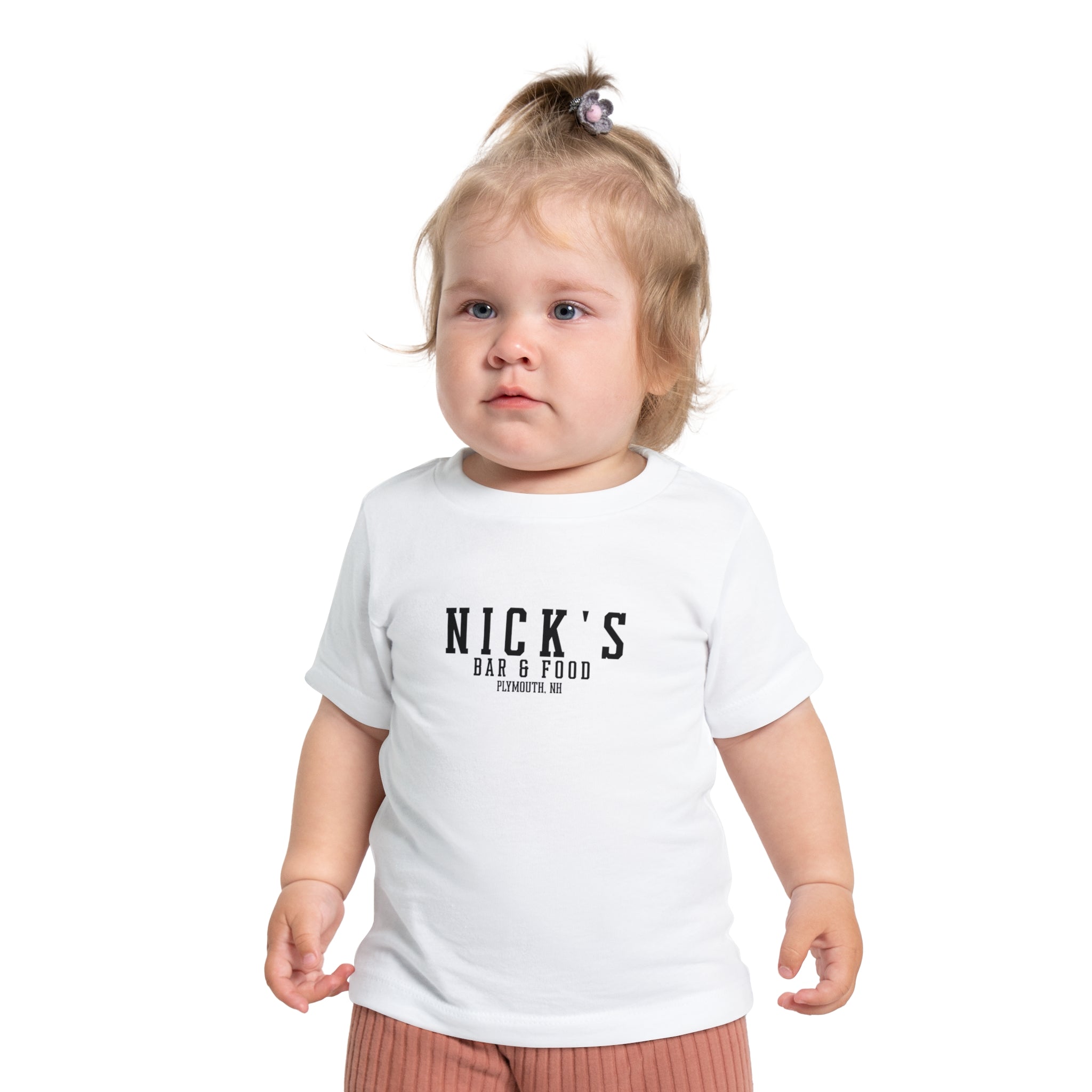 Toddler 'Nick's Bar & Food' Mini Logo Infant Tee