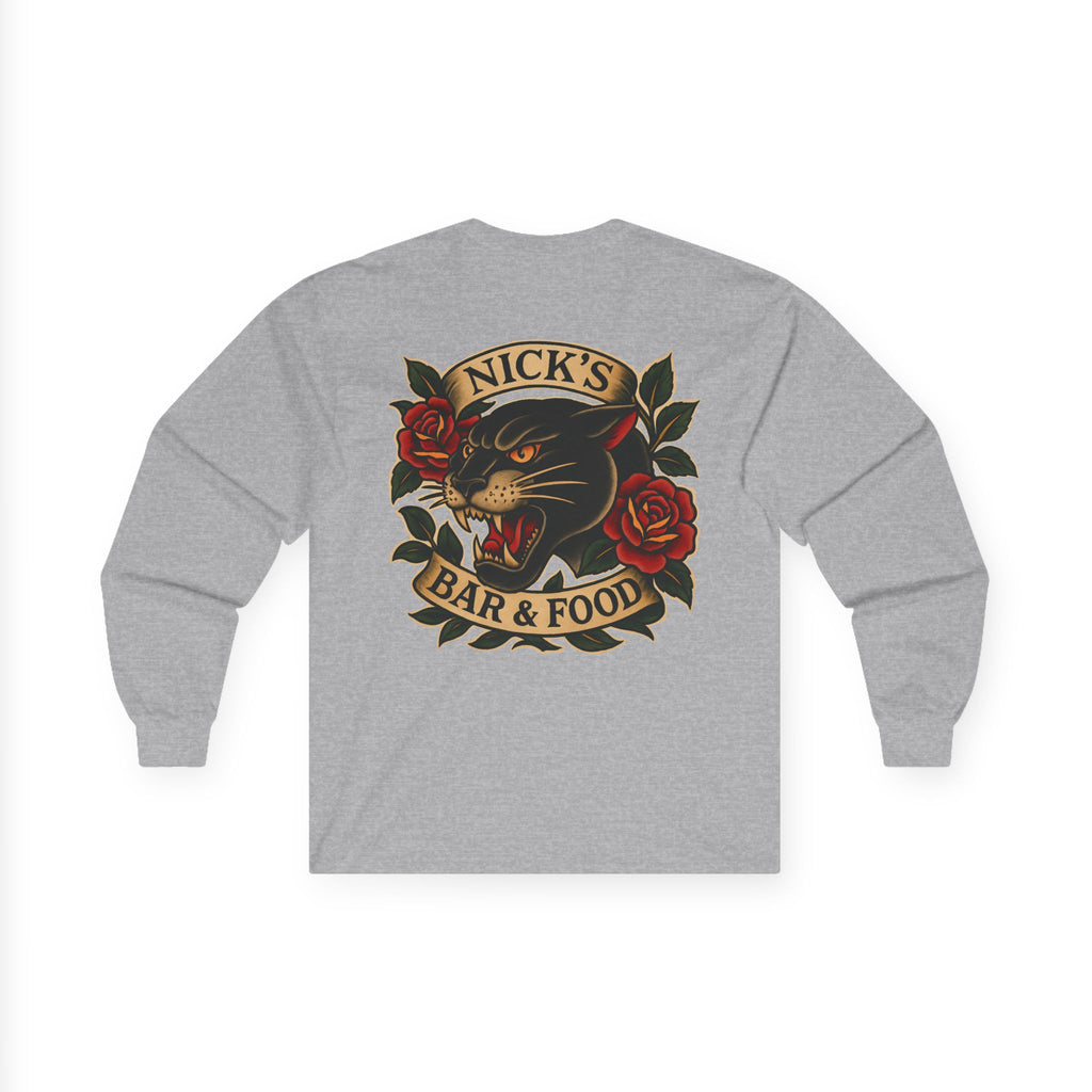 Panther Logo Long Sleeve T Shirt