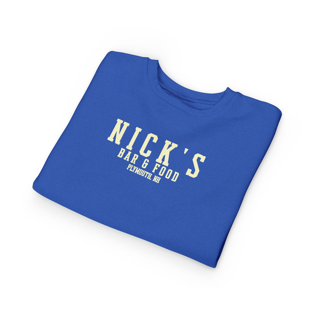 Toddler 'Nick's Bar & Food' crewneck