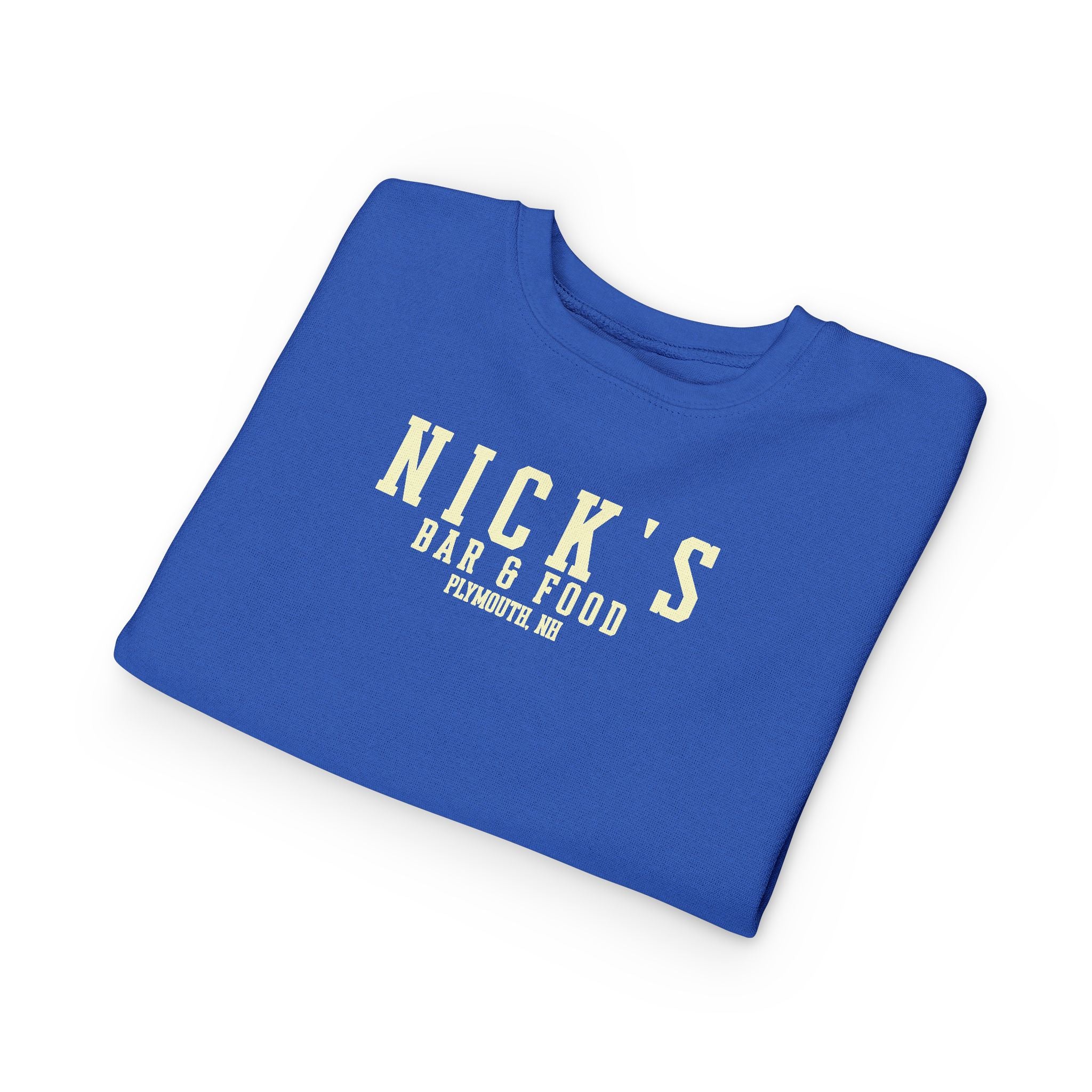 Toddler 'Nick's Bar & Food' crewneck