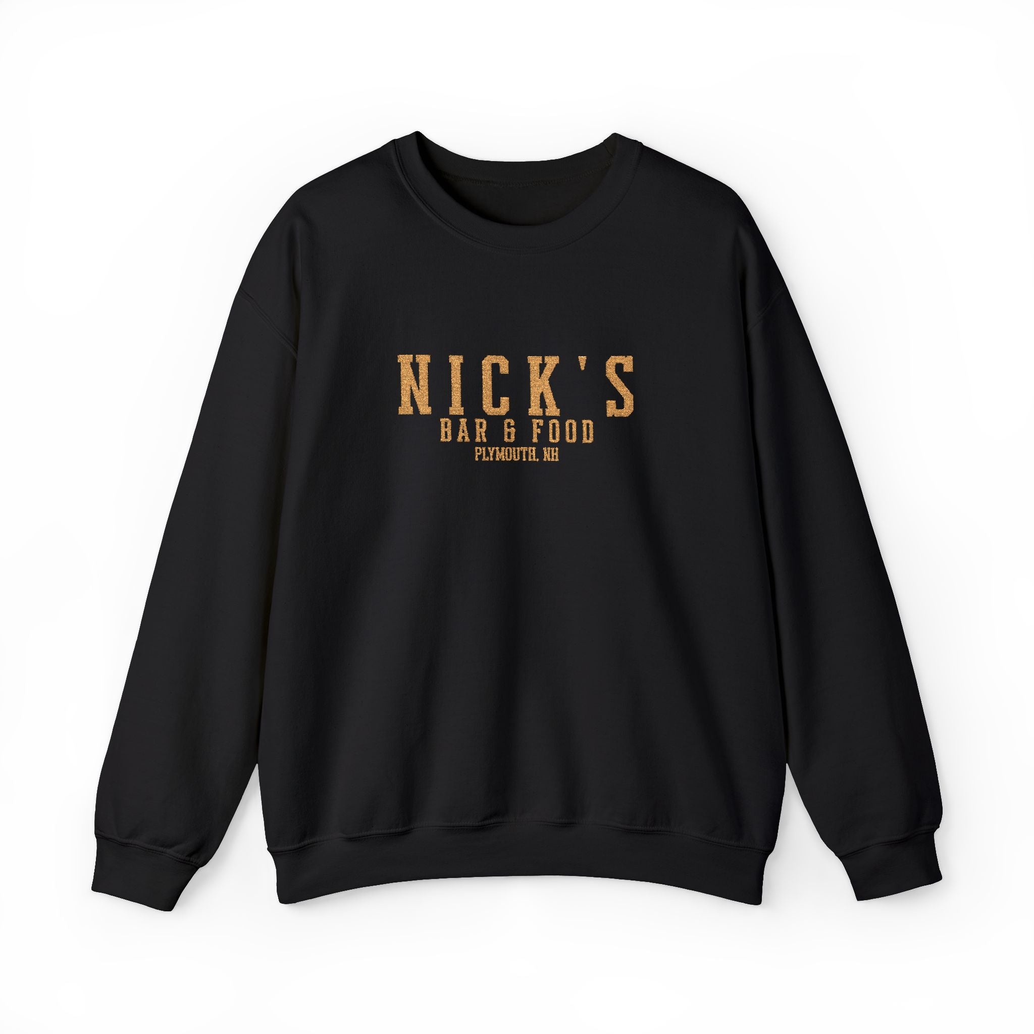 Nick's Gold Embroidered Crewneck