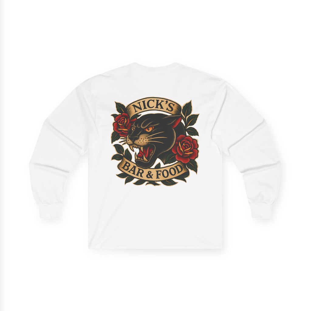 Panther Logo Long Sleeve T Shirt