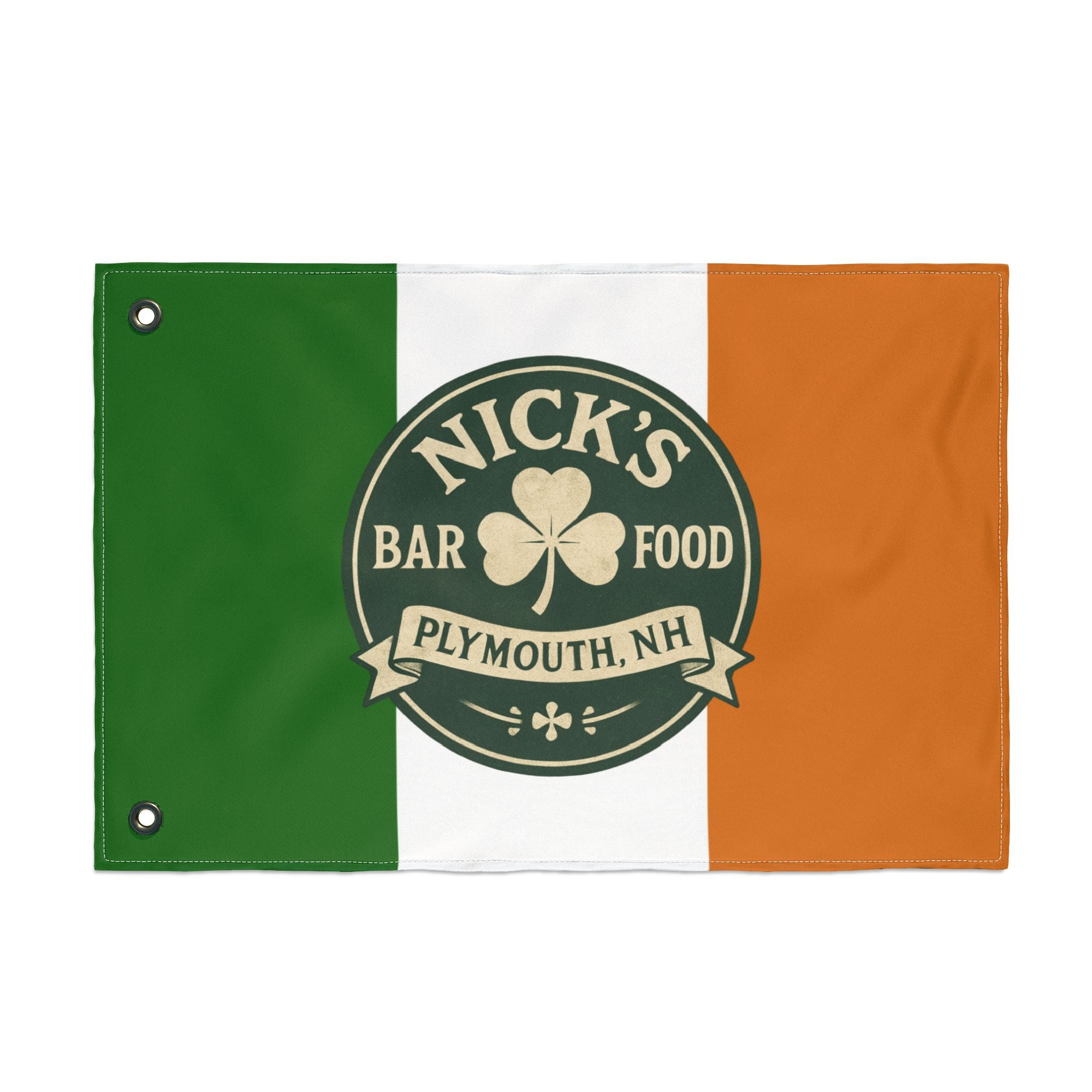 Nick's Bar & Food Irish Flag