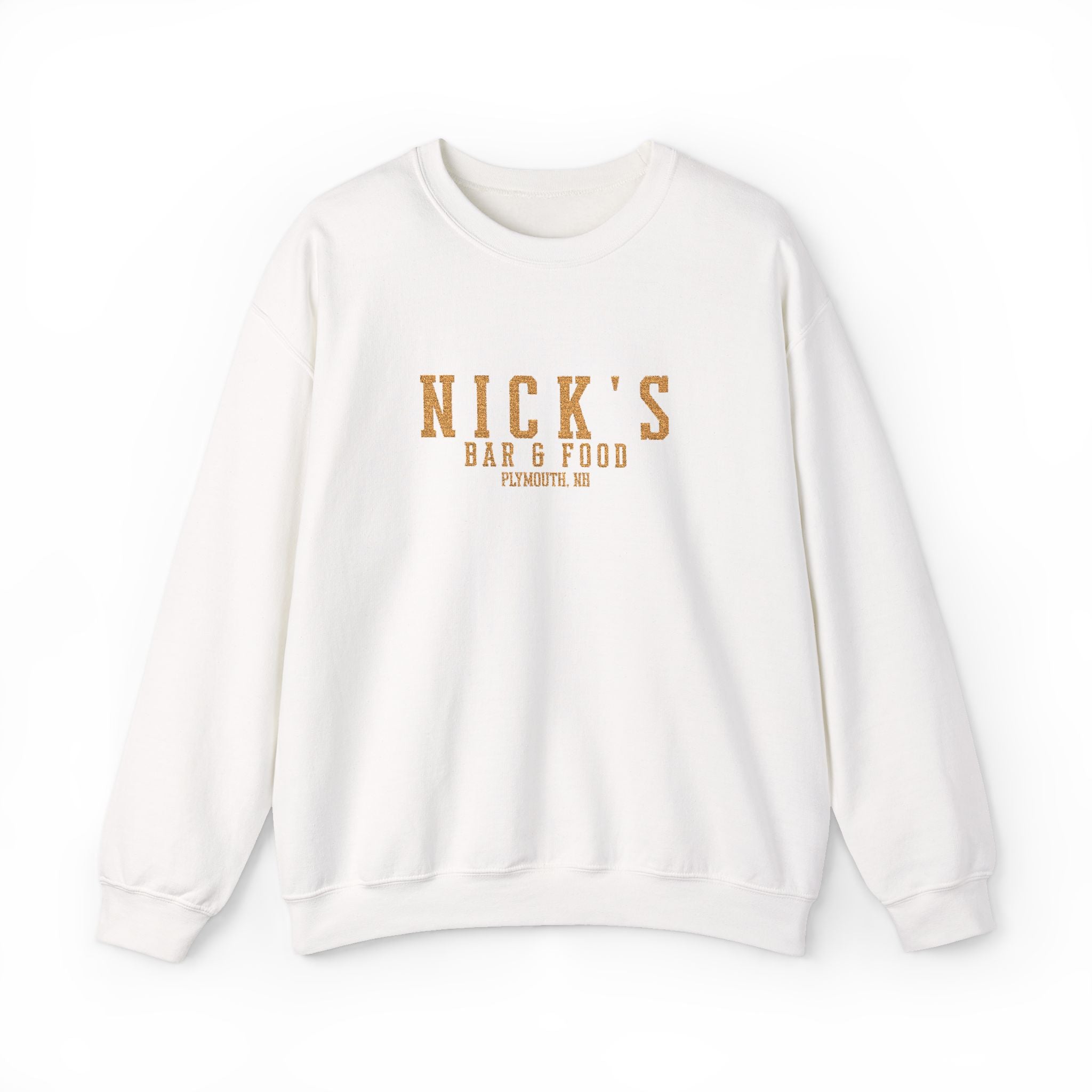 Nick's Gold Embroidered Crewneck