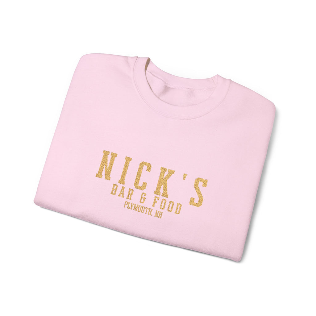 Nick's Gold Embroidered Crewneck