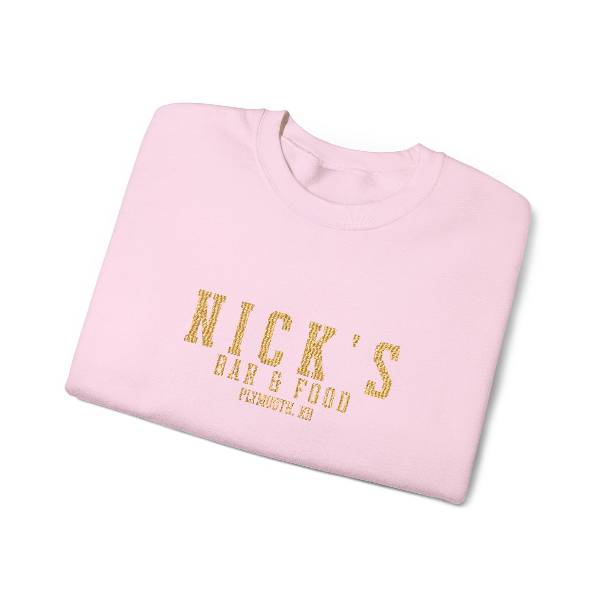 Nick's Gold Embroidered Crewneck