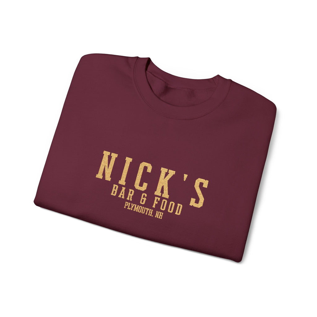 Nick's Gold Embroidered Crewneck