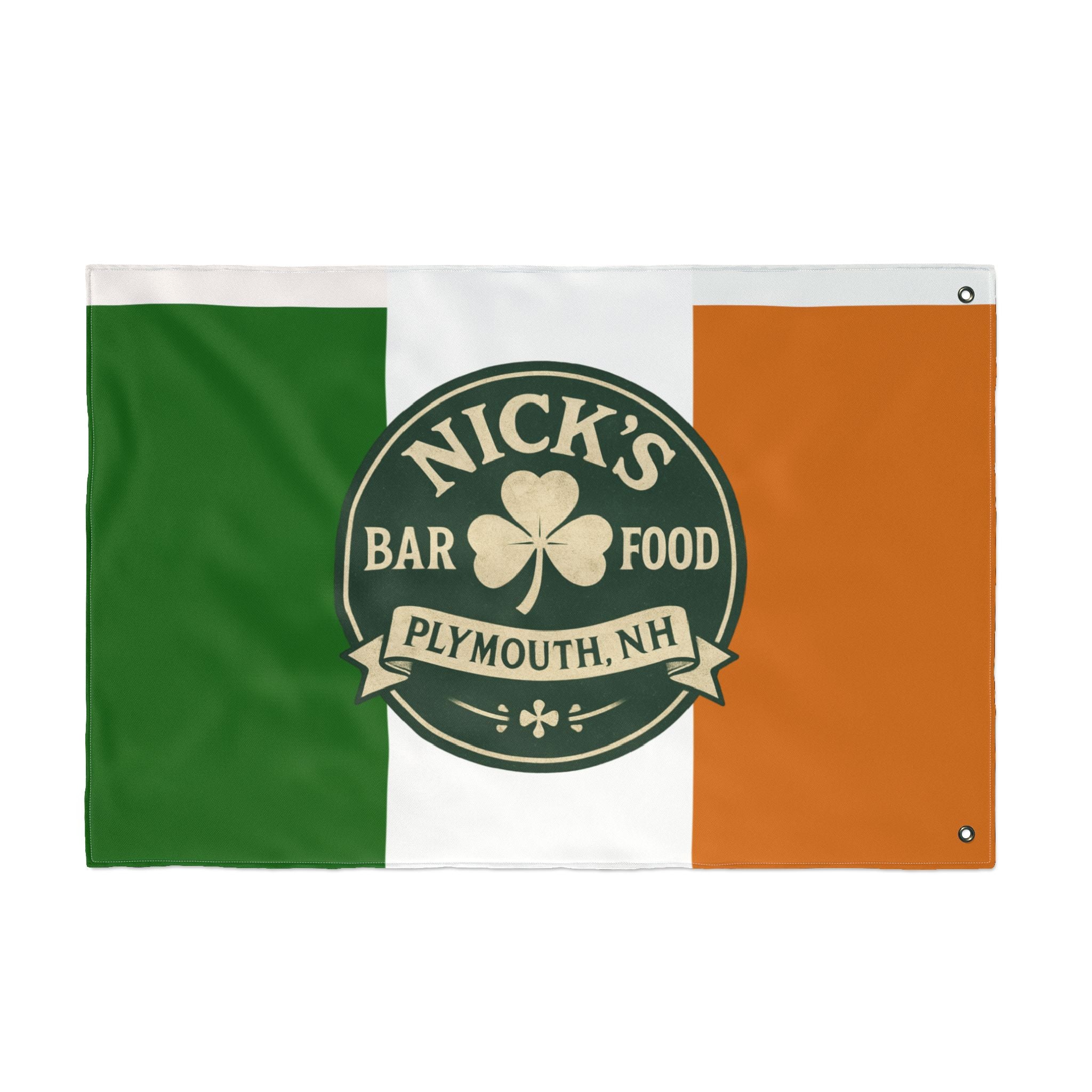 Nick's Bar & Food Irish Flag