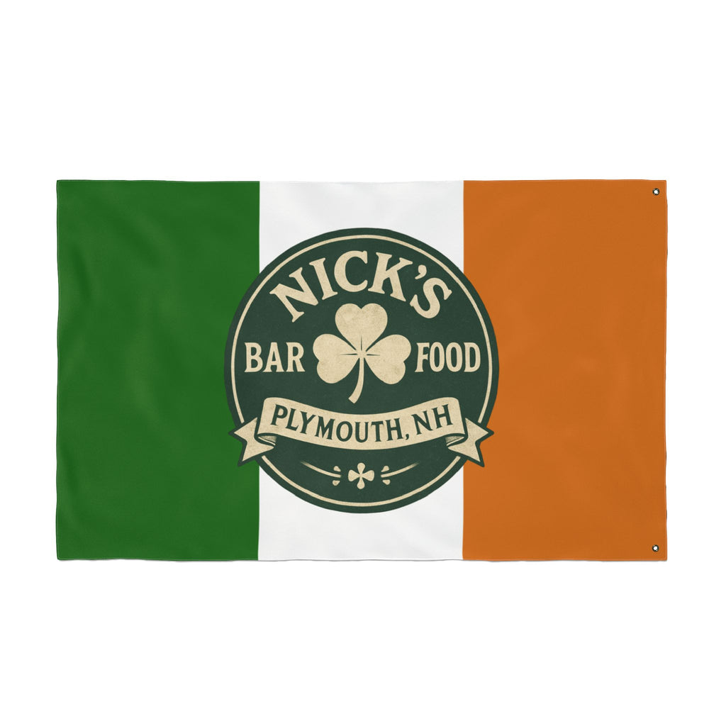 Nick's Bar & Food Irish Flag