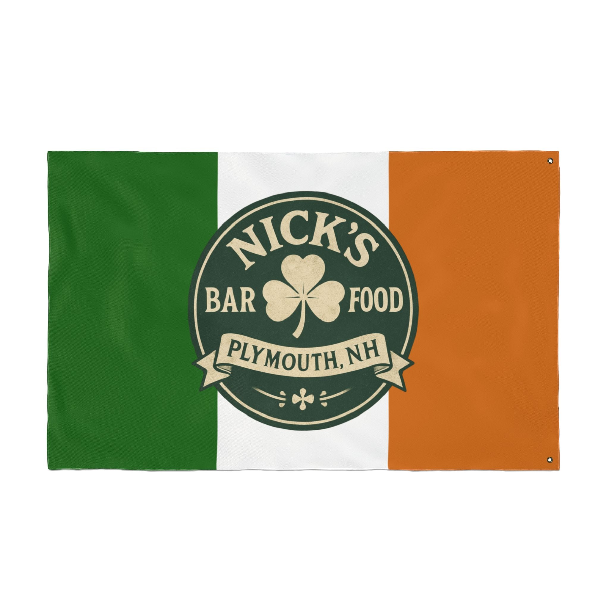 Nick's Bar & Food Irish Flag
