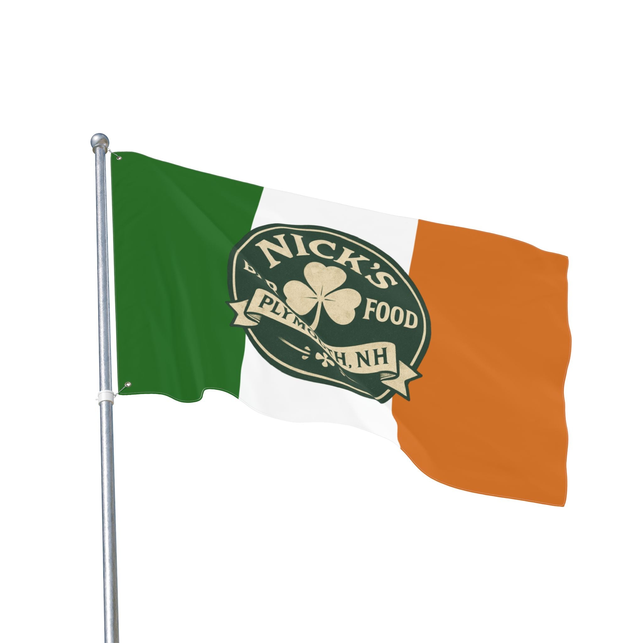 Nick's Bar & Food Irish Flag