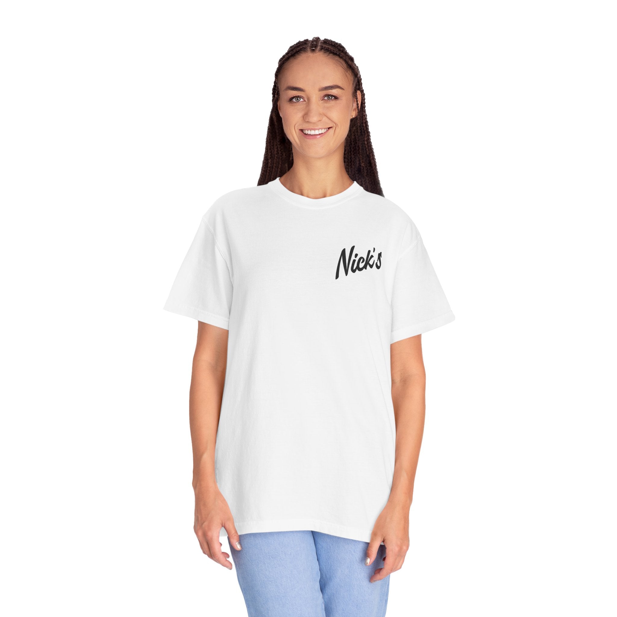 If lost, return to Nick's T Shirt