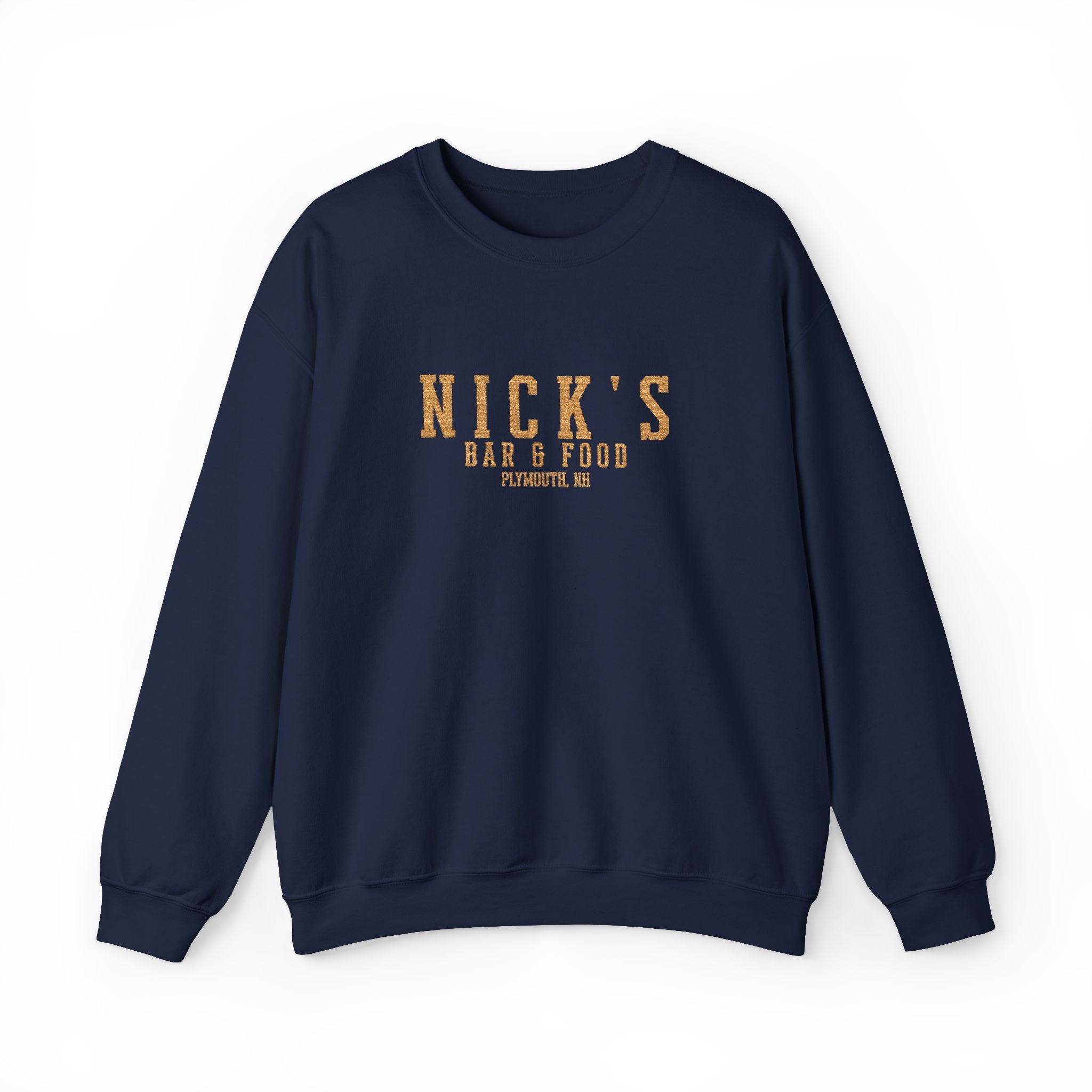 Nick's Gold Embroidered Crewneck