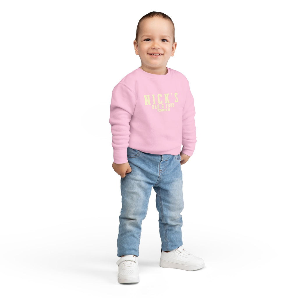 Toddler 'Nick's Bar & Food' crewneck