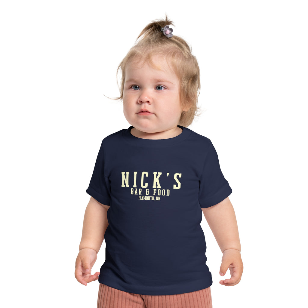 Toddler 'Nick's Bar & Food' Mini Logo Infant Tee