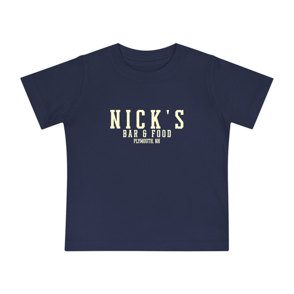 Toddler 'Nick's Bar & Food' Mini Logo Infant Tee