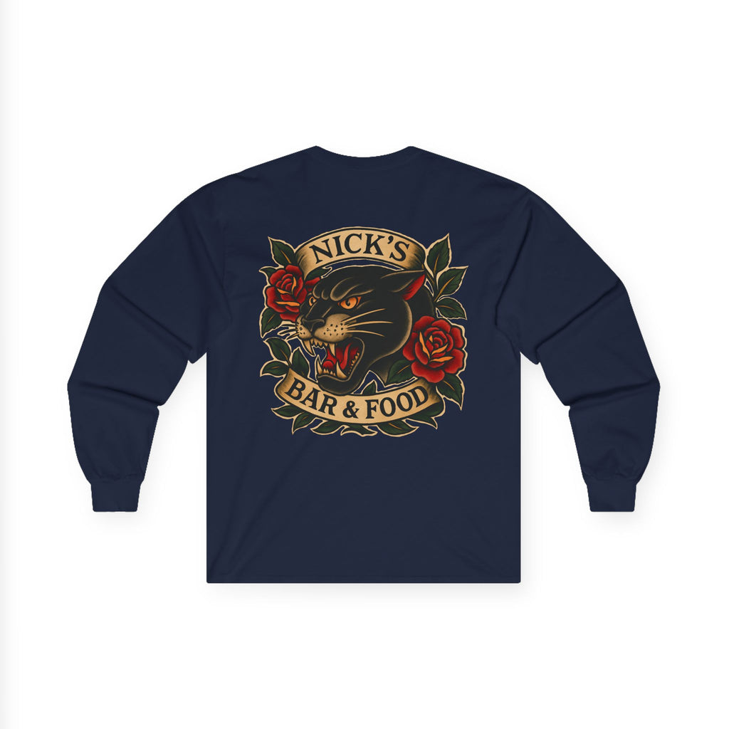 Panther Logo Long Sleeve T Shirt