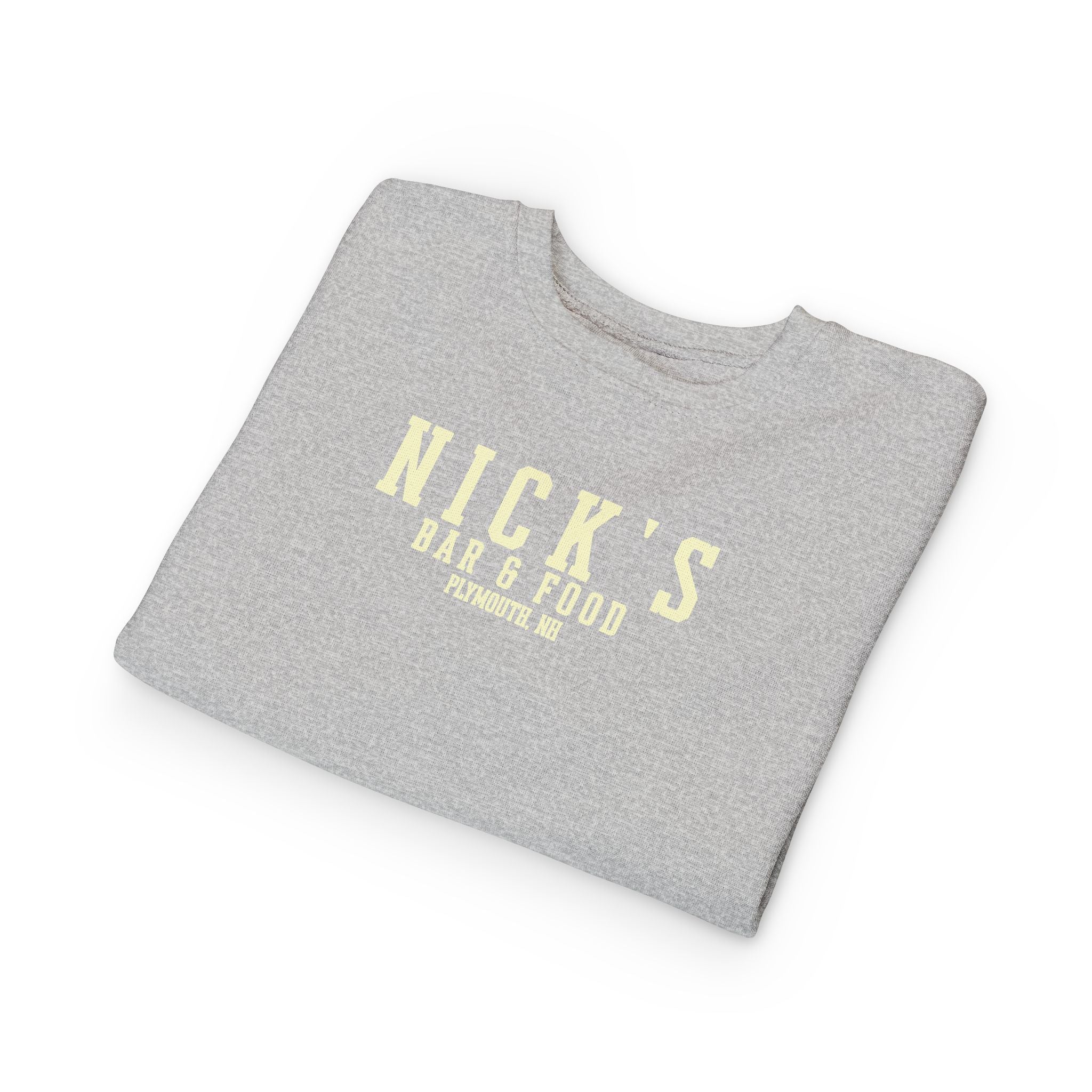 Toddler 'Nick's Bar & Food' crewneck