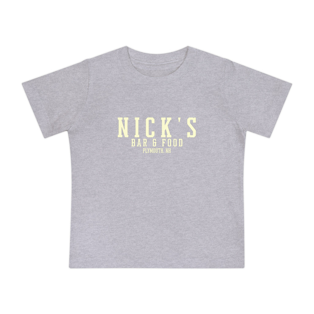 Toddler 'Nick's Bar & Food' Mini Logo Infant Tee