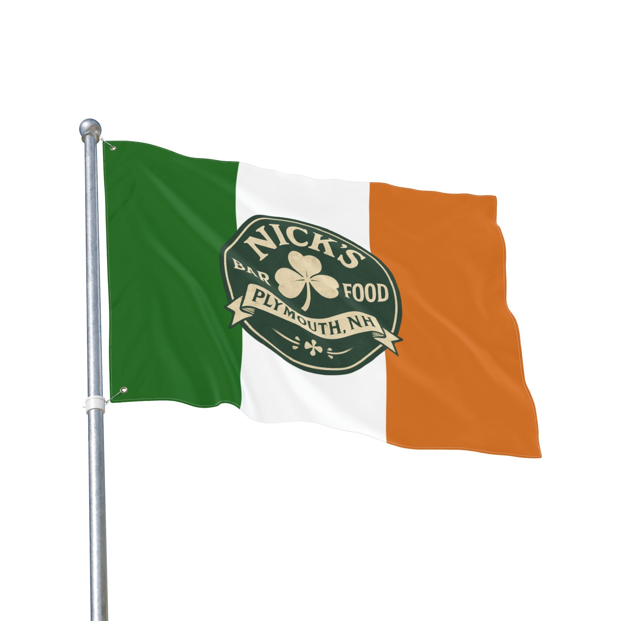 Nick's Bar & Food Irish Flag