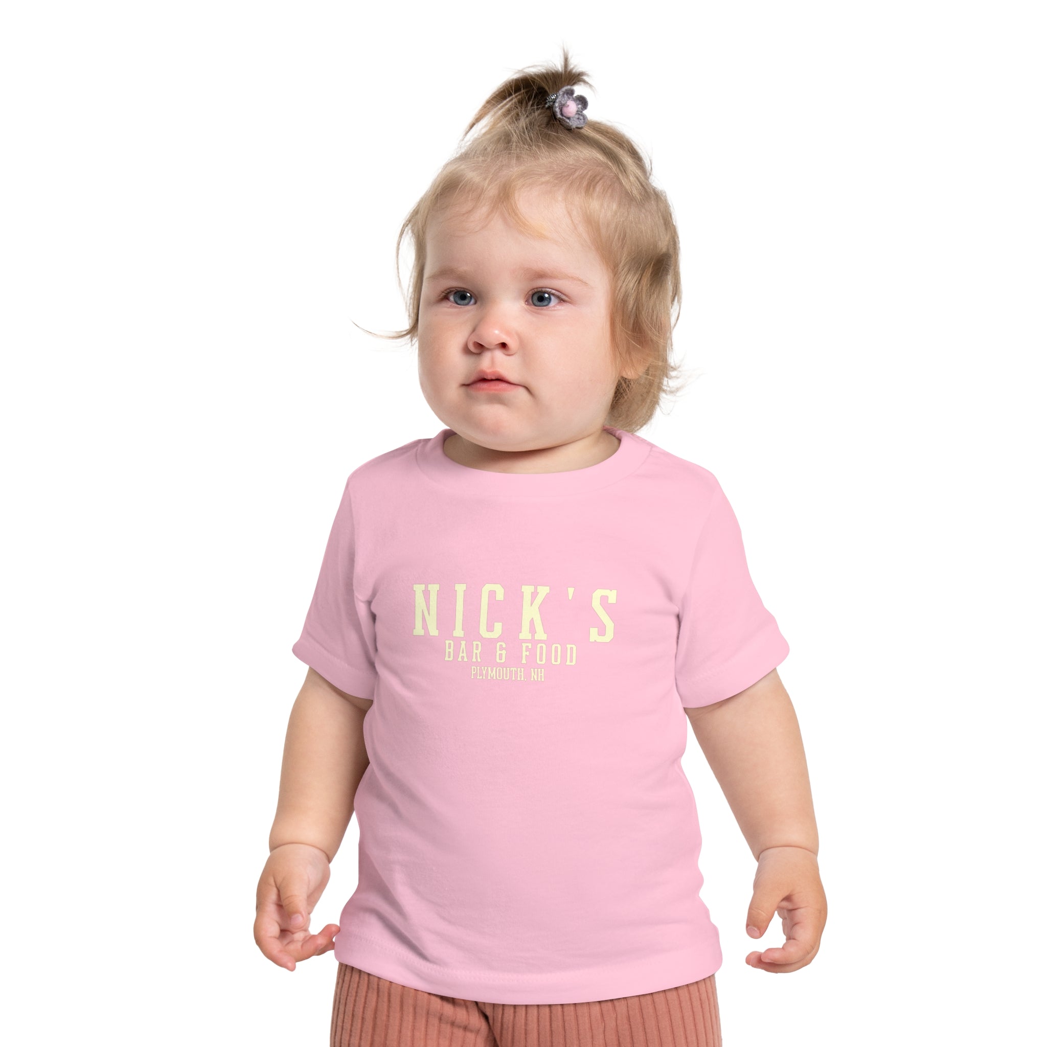Toddler 'Nick's Bar & Food' Mini Logo Infant Tee